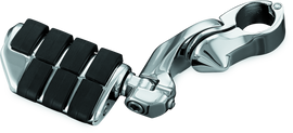Kuryakyn Tour-Tech Cruise 4in Mount Arm With Dually ISO Pegs 1-1/4in Clamp Chrome