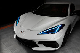 Oracle 20-21 Chevy Corvette C8 RGB+A Headlight DRL  Kit - ColorSHIFT w/ BC1 Controller
