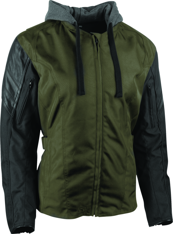 Speed and Strength Double Take Jacket Womens Olive/Black - Small