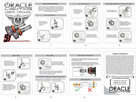 Oracle 9006 - S3 LED Headlight Bulb Conversion Kit - 6000K