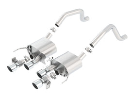 Borla 15 Chevy Corvette C7 ZO6 6.2L w/o AFM w/ NPP ATAK Quad RD RL IC Tips Center Rear Exit Exhaust