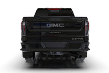 Load image into Gallery viewer, Rally Armor 20-25 GMC Sierra 2500/3500 HD Denali Black Mud Flap w/Metallic Black Logo