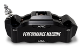 Performance Machine 125 x4 Race Series Radial Mount Caliper with ARC - Right - Black Ano