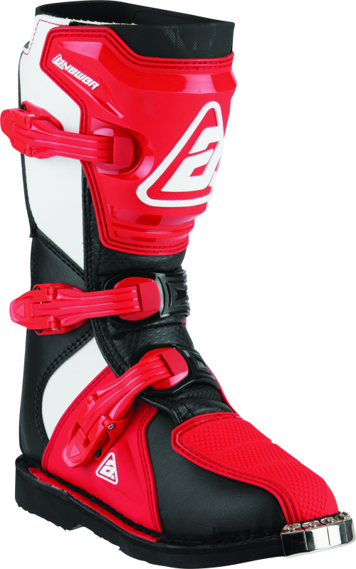 Answer AR1 Boot Black/Red Youth Size - 1