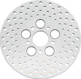 Bikers Choice 73-84 FL 10 Inch Front & Rear Drilled Stainless Rotor Replaces H-D 41813-79