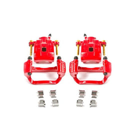 Power Stop 08-15 Toyota Sequoia Rear Red Calipers w/Brackets - Pair
