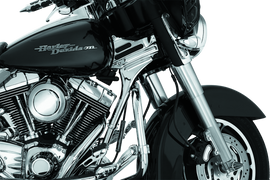Kuryakyn Deluxe Neck Covers 95-07 Touring Models Chrome