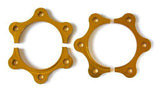 BLOX Honda S2000 Racing Half Shaft Spacers-Silver (Recommended for vehicles lowered 1.25in or more)