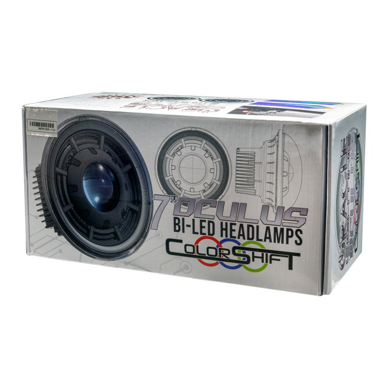 Oracle Oculus 7in ColorSHIFT Bi-LED Projector Headlights for Jeep Wrangler JK