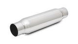 Vibrant SS Resonator (Standard Design) 2.in inlet/outlet x 12in long w/ 3.5in OD resonator body
