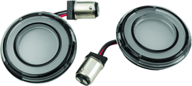 Kuryakyn Tracer L.E.D. Turn Signal Inserts Red/Red Smoke Lens Rear