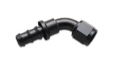Vibrant Push-On 60 Degree Hose End Elbow Fitting Size -4AN