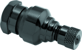 BikeMaster Valve Stem Aluminum 8.3mm Pair - Black