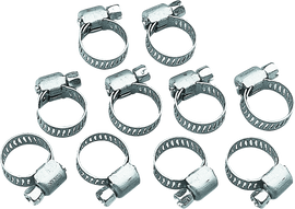 Bikers Choice Stainless Steel Mini Clamp 10 Pk
