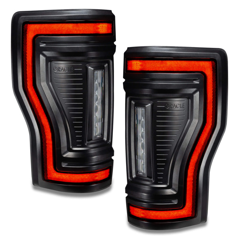 Oracle Lighting 17-22 Ford F-250/350 (Black Series) Flush Mount LED Tail Lights