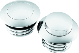 Bikers Choice 82 Up W/Dual Cap Chrome Pop Up Billet Gas CapSet