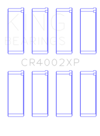 King Engine Bearings Mazda B6/B6-T/ZM/B3/B5 Connecting Rod Bearings (Set of 4) - Size +.026mm