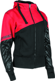 Speed and Strength Cat Outa Hell Hoody Red/Black Womens - Large