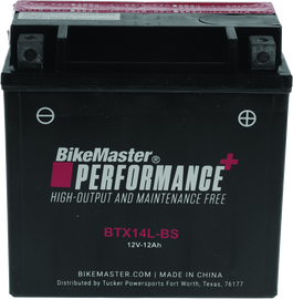 BikeMaster BTX14L-BS Battery