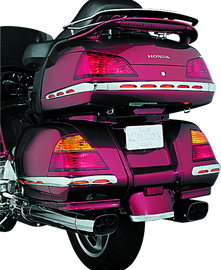 Kuryakyn L.E.D. Trunk Molding For 01-10 GL1800 Chrome Red Lens