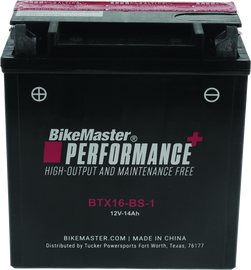 BikeMaster BTX16-BS-1 Battery