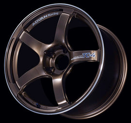 Advan TC4 17x8.5 +31 5x114.3 Umber Bronze Metallic and Ring Wheel