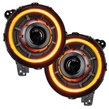 Load image into Gallery viewer, Oracle Jeep JL/Gladiator JT Oculus Bi-LED Projector Headlights - Amber/White Switchback