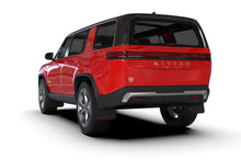 Load image into Gallery viewer, Rally Armor 22-25 Rivian R1S Black UR Mud Flap w/Metallic Black Logo
