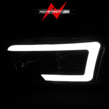 Load image into Gallery viewer, ANZO 99-17 GMC Sierra/Denali Headlights Black Amber (w/C Light Bars)