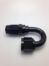 Load image into Gallery viewer, Fragola -6AN x 180 Degree Pro-Flow Hose End - Black