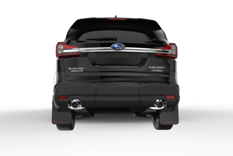 Rally Armor 18-25 Subaru Ascent Black UR Mud Flap w/Red Logo