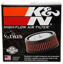 Load image into Gallery viewer, K&amp;N Replacement Air Filter 5.5in Top OD x 6in Base OD x 2.313in H for Harley-Davidson