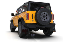 Load image into Gallery viewer, Rally Armor 21-25 Ford Bronco (Steel Bmpr + RR- NO Rptr/Sprt) Blk Mud Flap w/Cy Orange Logo