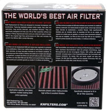 Load image into Gallery viewer, K&amp;N Replacement Unique Air Filter 6.625in L x 4.75in W x 1.625in H with 1 Flange for Harley-Davidson