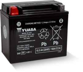 Yuasa YTX12 Maintenance Free AGM 12-Volt Battery