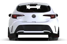 Rally Armor 18-25 Toyota Corolla Hatchback Black UR Mud Flap Silver Logo