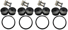 Torque Solution Billet Bumper Quick Release Kit Combo (Black): Universal
