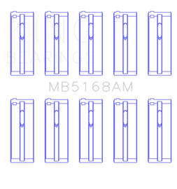King Engine Bearings Acura F22B1/Honda F22A1/F22A6/F22B1/F22B2/F22B6 Main Bearing Set - Size STD
