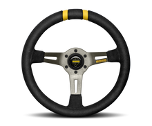 Load image into Gallery viewer, Momo MODDRIFT Steering Wheel 330 mm - Black Suede/Anthracite Spokes/2 Stripes