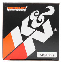 Load image into Gallery viewer, K&amp;N Suzuki / Arctic Cat / Cagiva / Kawasaki / KYMCO / Aprilia 2.813in OD x 3.221in H Oil Filter
