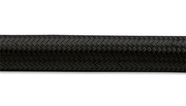 Vibrant -6 AN Black Nylon Braided Flex Hose (20 foot roll)