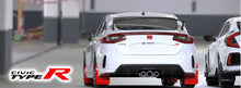 Load image into Gallery viewer, Rally Armor 23-25 Honda Civic Type R Red Mud Flap Black Logo