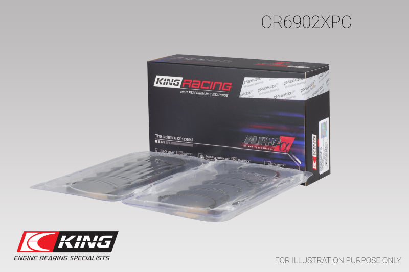 King Engine Bearings Nissan VQ35HR/VQ37VHR/VR30DTT pMaxKote Rod Bearing Set - Size STDX