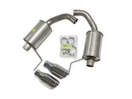 Roush 15-26 Ford Mustang 3.7L/2.3L V6/I4 Exhaust Kit w/ Round Tips