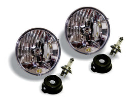 KC HiLiTES Universal/97-06 Jeep TJ 7in. Halogen H4 DOT Headlight 55/60w Lexan (Pair Pack System)