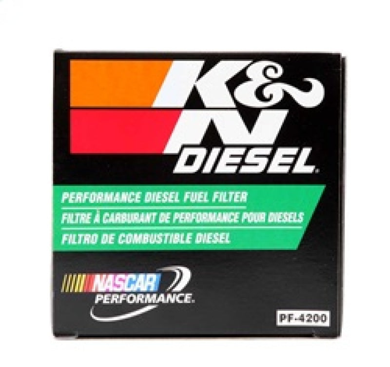K&N 03-09 Dodge Ram 5.9L L6 Diesel 3.375in OD x 3.969in L Fuel Filter