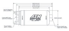 Load image into Gallery viewer, AEM 400LPH High Pressure Fuel Pump -6AN Female Out, -10AN Female In