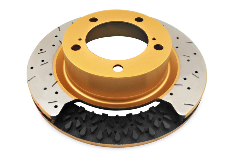 DBA 02-09 Subaru WRX STi/2017 BRZ w/Perf Pkg. 10 Hole Front Drilled & Slotted Street Series Rotor
