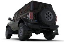 Load image into Gallery viewer, Rally Armor 21-25 Ford Bronco (Plstc Bmpr + RB - NO Rptr/Sprt) Blk Mud Flap w/Area Blue Logo