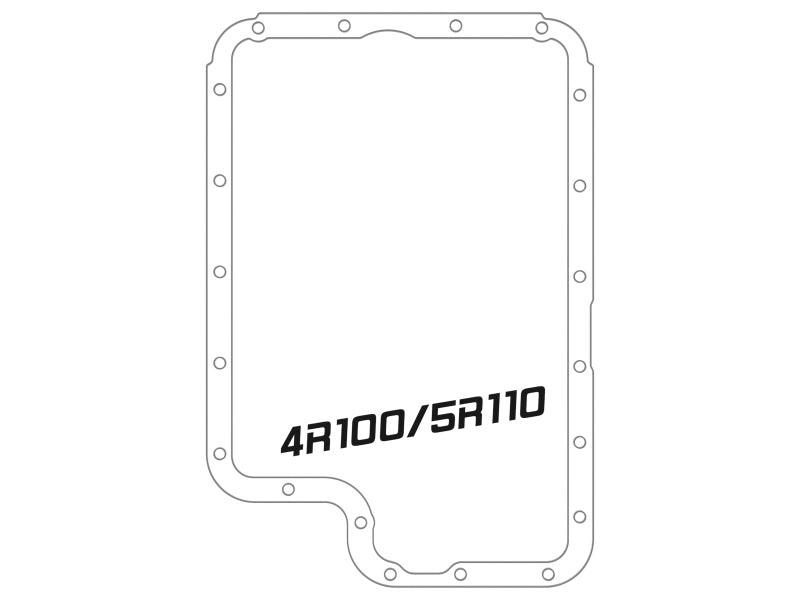 aFe Transmission Pan (Black); Ford Diesel Trucks 03-10 V8-6.0/6.4L (td)